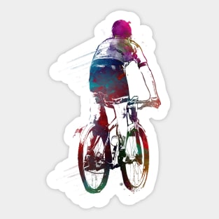 Cycling Bike sport art #cycling #sport #biking Sticker